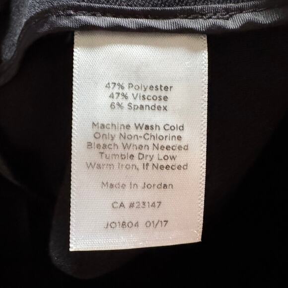 Talbots Petites Dress Pants Trousers Navy Blue Classic Career Wear Womens 12P - Picture 6 of 6